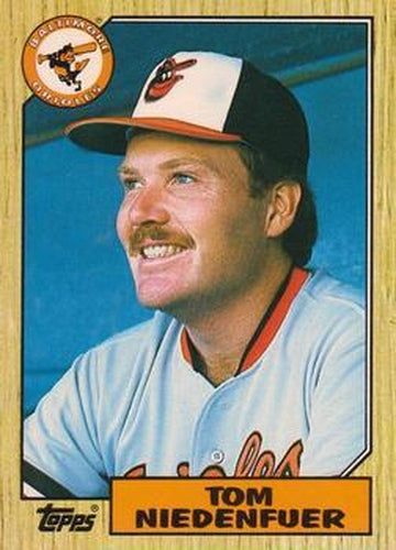 #88T Tom Niedenfuer - Baltimore Orioles - 1987 Topps Traded Baseball