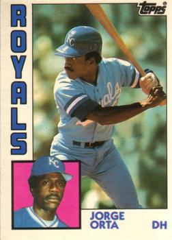 #88T Jorge Orta - Kansas City Royals - 1984 Topps Traded Baseball