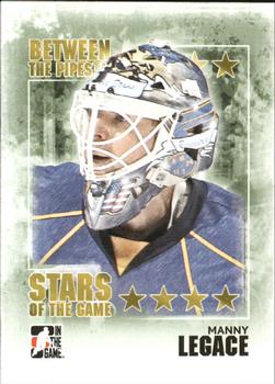 #88 Manny Legace - St. Louis Blues - 2009-10 In The Game Between The Pipes Hockey
