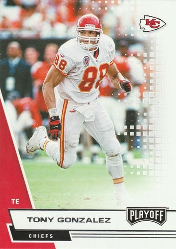 #88 Tony Gonzalez - Kansas City Chiefs - 2020 Panini Playoff Football