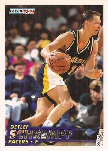 #88 Detlef Schrempf - Indiana Pacers - 1993-94 Fleer Basketball