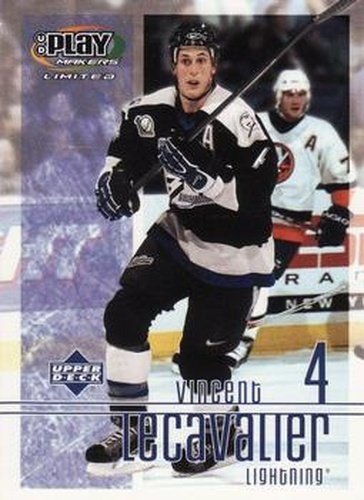 #88 Vincent Lecavalier - Tampa Bay Lightning - 2001-02 Upper Deck Playmakers Hockey