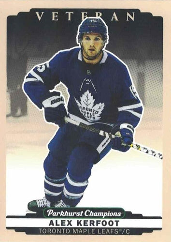#88 Alex Kerfoot - Toronto Maple Leafs - 2022-23 Parkhurst Champions Hockey