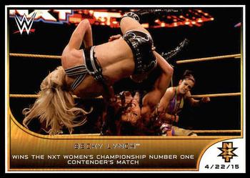 #88 Becky Lynch - 2016 Topps WWE Road to Wrestlemania Wrestling
