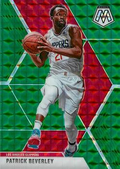 #88 Patrick Beverley - Los Angeles Clippers - 2019-20 Panini Mosaic - Green Prizm Basketball