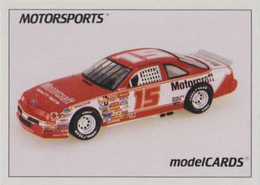 #88 Morgan Shepherd - Bud Moore Engineering -1991 Motorsports Modelcards Racing