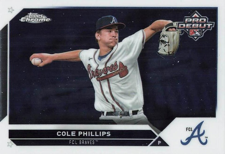 #PDC-88 Cole Phillips - FCL Braves - 2023 Topps Pro Debut - Chrome Baseball