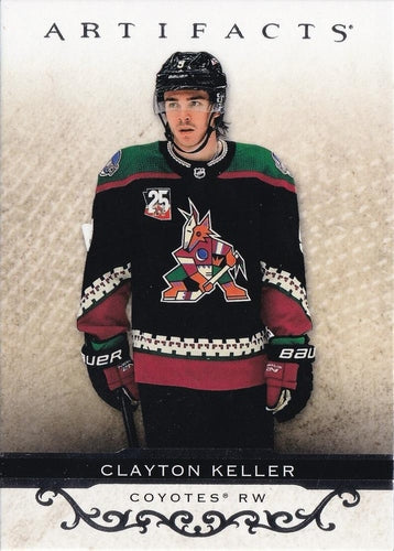 #88 Clayton Keller - Arizona Coyotes - 2021-22 Upper Deck Artifacts Hockey