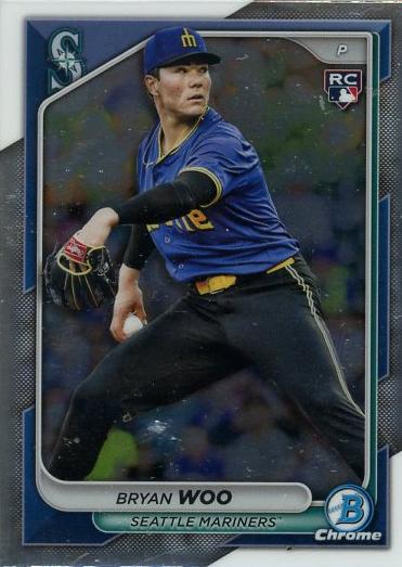 #88 Bryan Woo - Seattle Mariners - 2024 Bowman Chrome Baseball