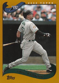 #88 Greg Vaughn - Tampa Bay Devil Rays - 2002 Topps Baseball
