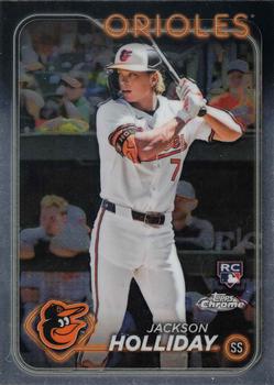 #88 Jackson Holliday - Baltimore Orioles - 2024 Topps Chrome Baseball
