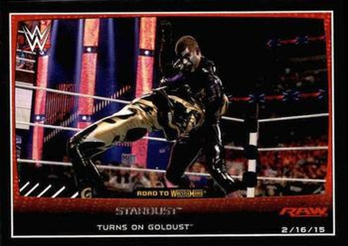 #88 Stardust - 2015 Topps WWE Road to Wrestlemania Wrestling