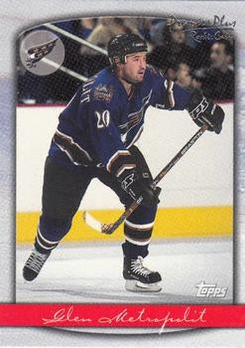 #88 Glen Metropolit - Washington Capitals - 1999-00 Topps Premier Plus Hockey