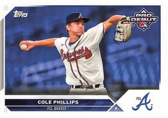 #PD-88 Cole Phillips - FCL Braves - 2023 Topps Pro Debut Baseball