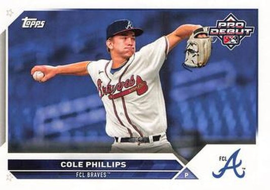 #PD-88 Cole Phillips - FCL Braves - 2023 Topps Pro Debut Baseball