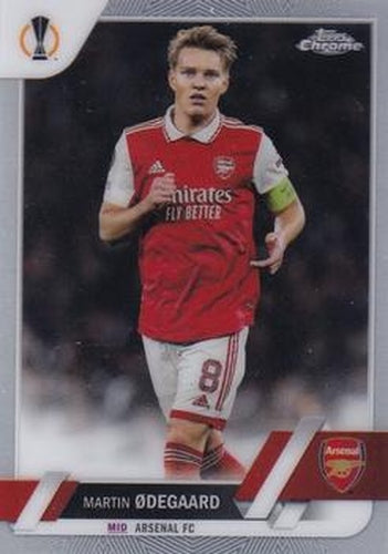 #88 Martin Ødegaard - Arsenal FC - 2022-23 Topps Chrome UEFA Club Competitions Soccer