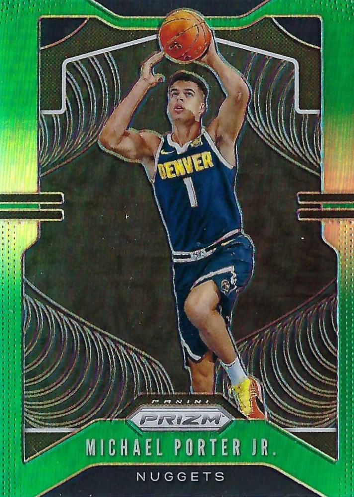#88 Michael Porter Jr. - Denver Nuggets - 2019-20 Panini Prizm - Prizms Green Basketball