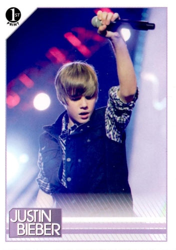#88 Besides Justin, Rihanna and Miranda Cosgrove a - 2010 Panini Justin Bieber