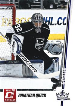 #88 Jonathan Quick - Los Angeles Kings - 2010-11 Donruss Hockey