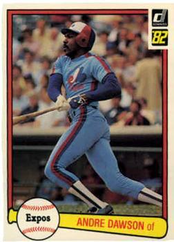 #88 Andre Dawson - Montreal Expos - 1982 Donruss Baseball