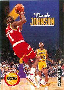 #88 Buck Johnson - Houston Rockets - 1992-93 SkyBox Basketball
