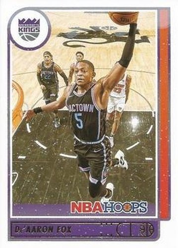 #88 De'Aaron Fox - Sacramento Kings - 2021-22 Hoops Winter Basketball