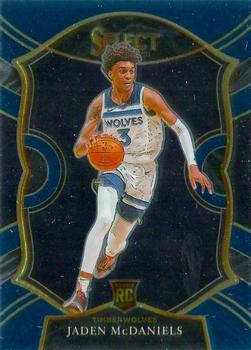 #88 Jaden McDaniels - Minnesota Timberwolves - 2020-21 Panini Select - Blue Basketball