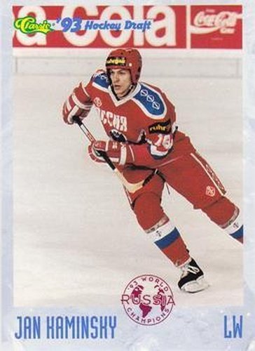 #88 Jan Kaminsky - Russia - 1993 Classic '93 Hockey Draft Hockey