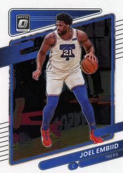 #88 Joel Embiid - Philadelphia 76ers - 2021-22 Donruss Optic Basketball