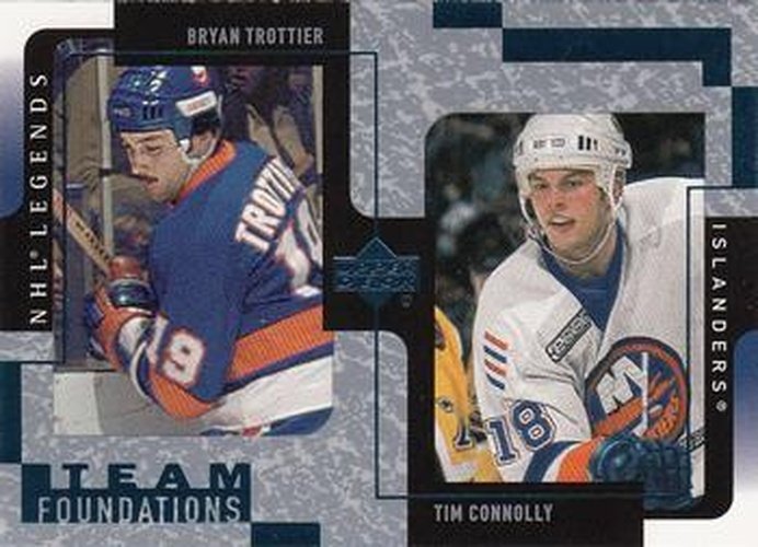 #88 Bryan Trottier / Tim Connolly - New York Islanders - 2000-01 Upper Deck Legends Hockey