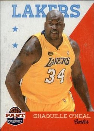#88 Shaquille O'Neal - Los Angeles Lakers - 2011-12 Panini Past & Present Basketball