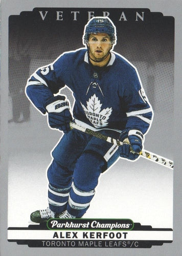 #88 Alex Kerfoot - Toronto Maple Leafs - 2022-23 Parkhurst Champions - Silver Hockey