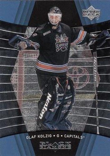 #88 Olaf Kolzig - Washington Capitals - 1999-00 Upper Deck Black Diamond Hockey