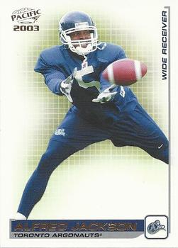 #88 Alfred Jackson - Toronto Argonauts - 2003 Pacific CFL Football