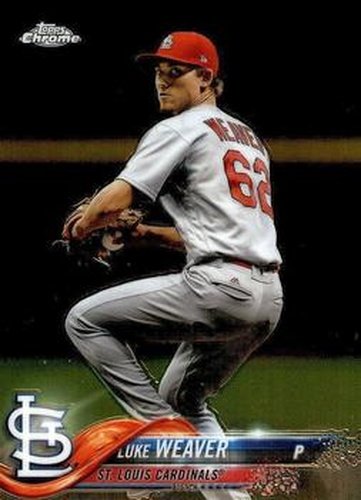 #88 Luke Weaver - St. Louis Cardinals - 2018 Topps Chrome Baseball