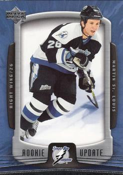 #88 Martin St. Louis - Tampa Bay Lightning - 2005-06 Upper Deck Rookie Update Hockey