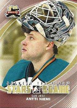 #88 Antti Niemi - San Jose Sharks - 2011-12 In The Game Between The Pipes Hockey