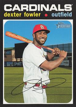 #88 Dexter Fowler - St. Louis Cardinals - 2020 Topps Heritage Baseball