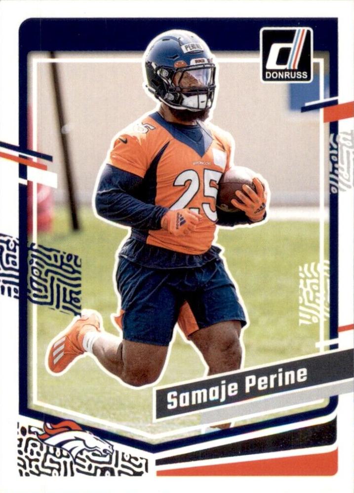 #88 Samaje Perine - Denver Broncos - 2023 Donruss Football