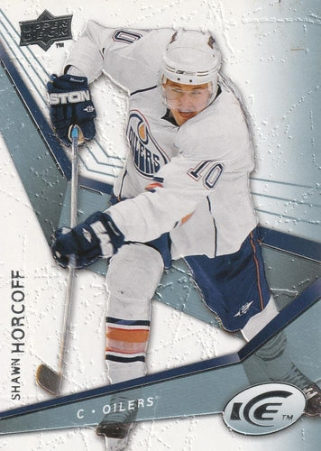 #88 Shawn Horcoff - Edmonton Oilers - 2008-09 Upper Deck Ice Hockey