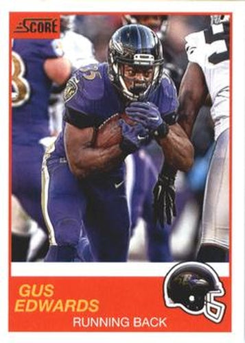 #88 Gus Edwards - Baltimore Ravens - 2019 Score Football