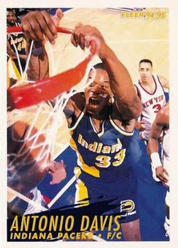 #88 Antonio Davis - Indiana Pacers - 1994-95 Fleer Basketball