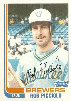 #89T Rob Picciolo - Milwaukee Brewers - 1982 Topps Traded Baseball