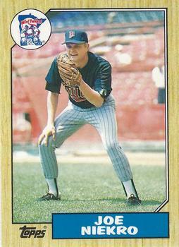 #89T Joe Niekro - Minnesota Twins - 1987 Topps Traded Baseball