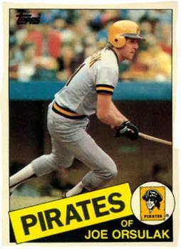 #89T Joe Orsulak - Pittsburgh Pirates - 1985 Topps Traded Baseball