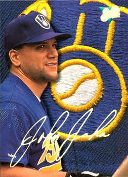 #89 John Jaha - Milwaukee Brewers - 1993 Studio Baseball