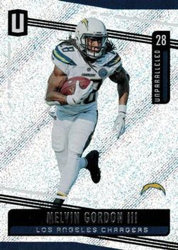 #89 Melvin Gordon III - Los Angeles Chargers - 2019 Panini Unparalleled Football