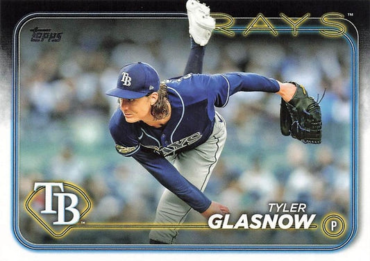 #89 Tyler Glasnow - Tampa Bay Rays - 2024 Topps Baseball