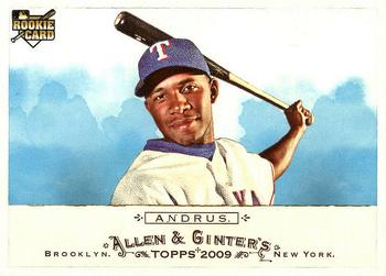 #89 Elvis Andrus - Texas Rangers - 2009 Topps Allen & Ginter Baseball