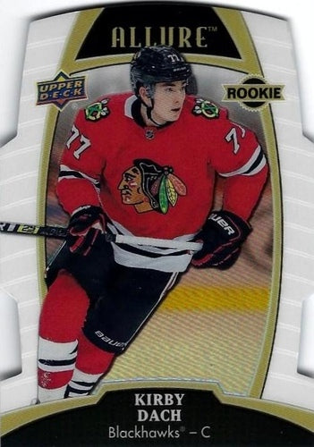 #89 Kirby Dach - Chicago Blackhawks - 2019-20 Upper Deck Allure - White Rainbow Hockey